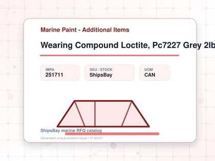 Wearing Compound Loctite, Pc7227 Grey 2lb - Marine Paint - Additional Items - IMPA 251711 - UOM CAN