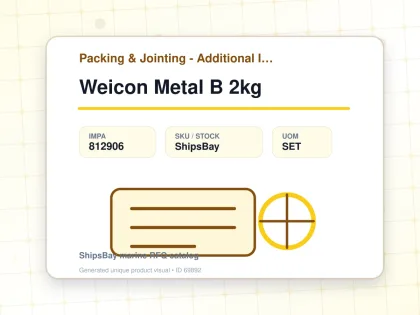 Weicon Metal B 2kg - Packing & Jointing - Additional Items - IMPA 812906 - UOM SET