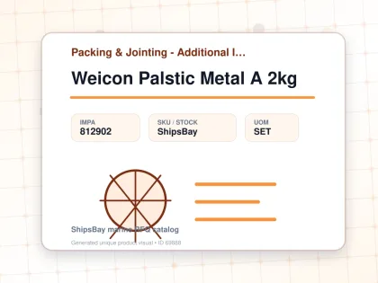 Weicon Palstic Metal A 2kg - Packing & Jointing - Additional Items - IMPA 812902 - UOM SET