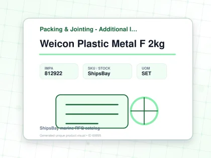 Weicon Plastic Metal F 2kg - Packing & Jointing - Additional Items - IMPA 812922 - UOM SET