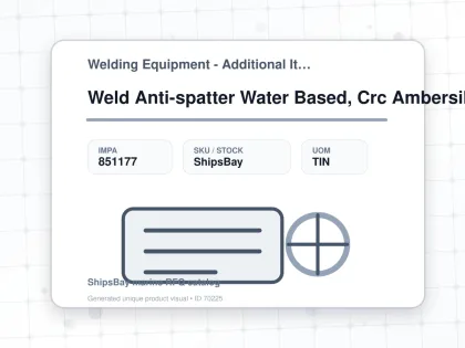 Weld Anti-spatter Water Based, Crc Ambersil Bioweld 400ml - Welding Equipment - Additional Items - IMPA 851177 - UOM TIN