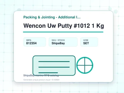 Wencon Uw Putty #1012 1 Kg - Packing & Jointing - Additional Items - IMPA 812354 - UOM SET
