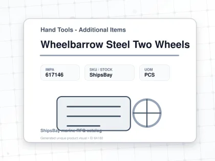 Wheelbarrow Steel Two Wheels - Hand Tools - Additional Items - IMPA 617146 - UOM PCS