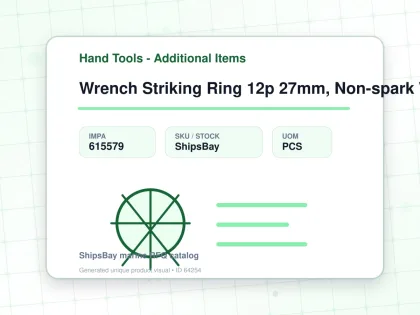 Wrench Striking Ring 12p 27mm, Non-spark With Spring Washer - Hand Tools - Additional Items - IMPA 615579 - UOM PCS