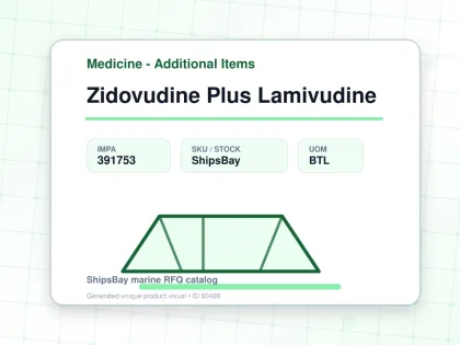 Zidovudine Plus Lamivudine - Medicine - Additional Items - IMPA 391753 - UOM BTL