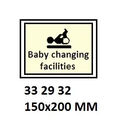 Accommodation Signs, 150X200 Mm, Baby Changing Facilities