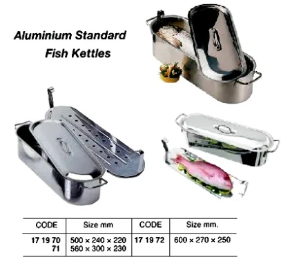 Aluminium Fish Kettle, 560 X 300 X 230 Mm