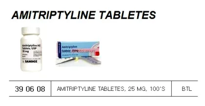 Amitriptyline Tabletes, 25 Mg, 100'S