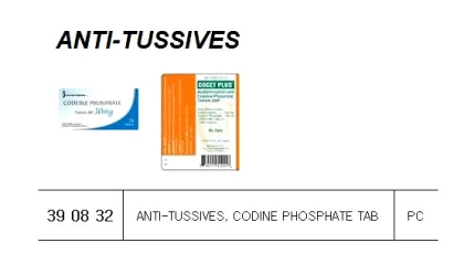 Anti Tussives, Codine Phosphate Tab