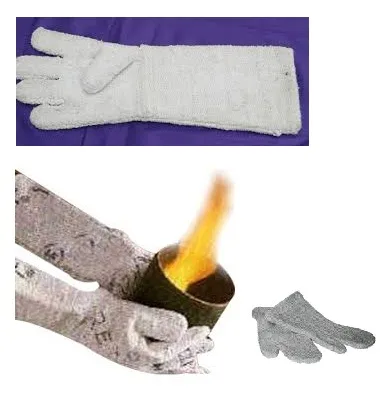 Asbestos Gloves, Two Divided