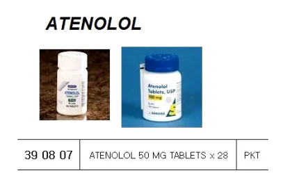 Atenolol 50 Mg Tablets X 28
