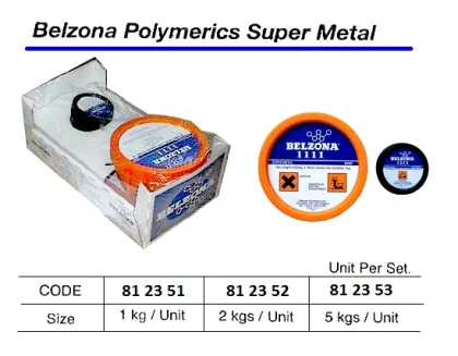 Belzona Polymerics Super Metal With Hardner, 2 Kg/Unit