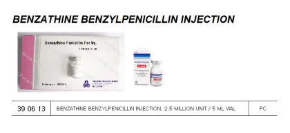 Benzathine Benzylpenicillin Injection, 2.5 Million Unit / 5 Ml Vial
