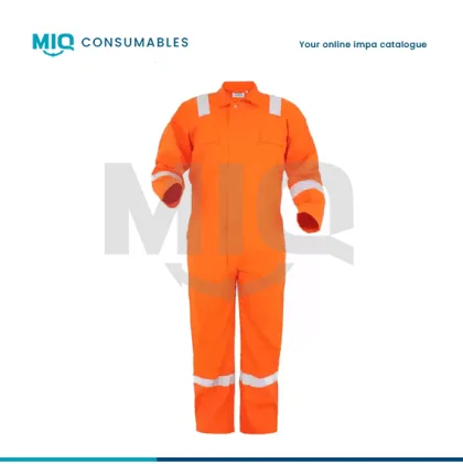 Boilersuit Rally Orange 100% Cotton Size 54 56 / L 200 Gr