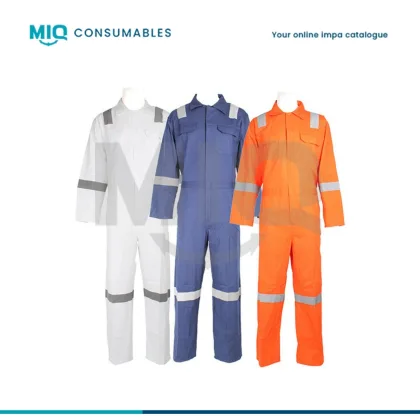 Boilersuit Rally White 100% Cotton Size 50 52/M 200 Gr
