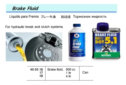 Brake Fluid, 500 Cc