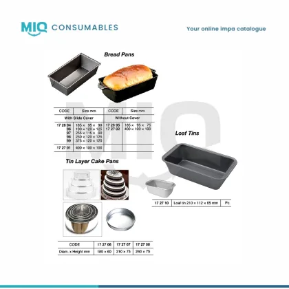 Bread Pan With Cover 40 Cms (16″)