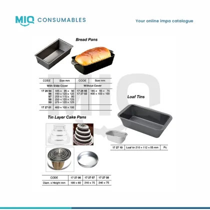 Bread Pan With Cover 40 Cms (16″)