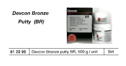 Bronze Putty, Devcon Br, 1 Lb
