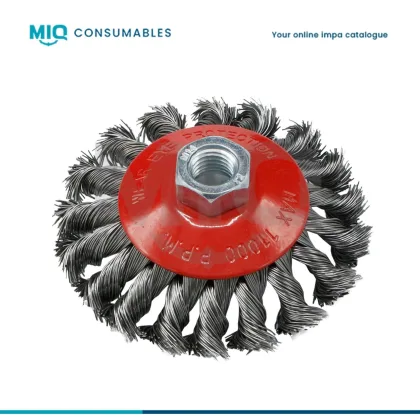 Brush Conical Wheel Plaited Ss, 100Mm F/Derustingbrush Mag9000