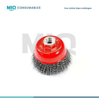 Brush Wire Cup Crimped 80Mmdia, For Derusting Brush Mag9000
