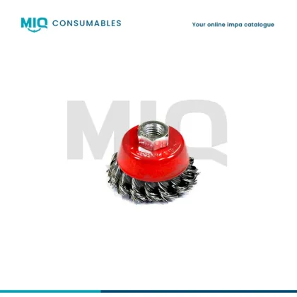 Brush Wire Cup Plaited 60Mmdia, For Derusting Brush Mag9000