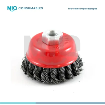 Brush Wire Cup Plaited 80Mmdia, For Derusting Brush Mag9000