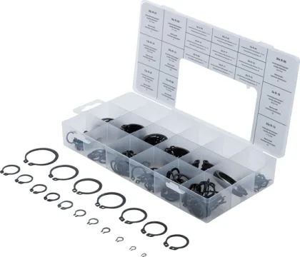 C-Type Internal Circlip Assortment 3-32mm, 300pcs - IMPA 695501