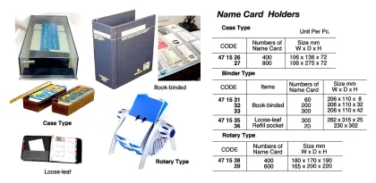 Case Type Name Card Holder, Plastic Box For 400'S Card