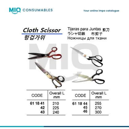 Cloth Scissors 250 Mm