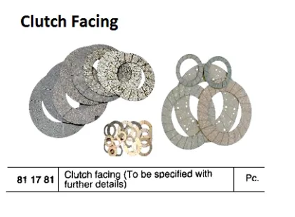 Clutch Facing, Need Spec