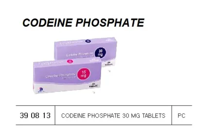 Codeine Phosphate 30 Mg Tablets
