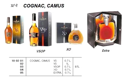 Cognac, Camus Xo, 0.7 L