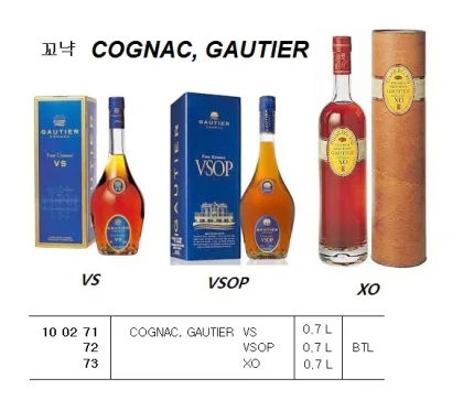 Cognac, Gautier Xo, 0.7 L