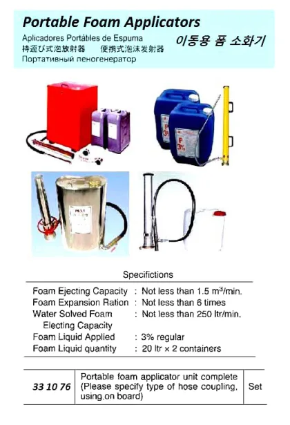 Complete Portable Foam Applicator Unit