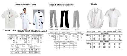 Cook And Steward Trousers, Polyester, Black, M