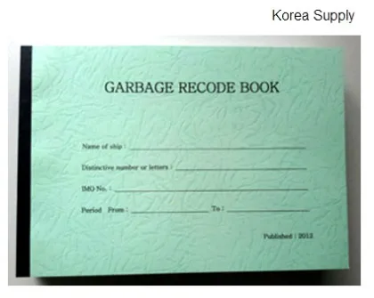 Deck Forms, Garbage Record Book
