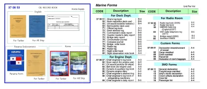 Deck Forms, Oil Record Book For Tanker B 4