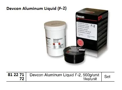 Devcon Aluminium Liquid, F2, 15 Lbs