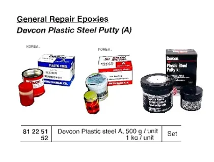 Devcon Plastic Steel Putty, A, 4 Lbs