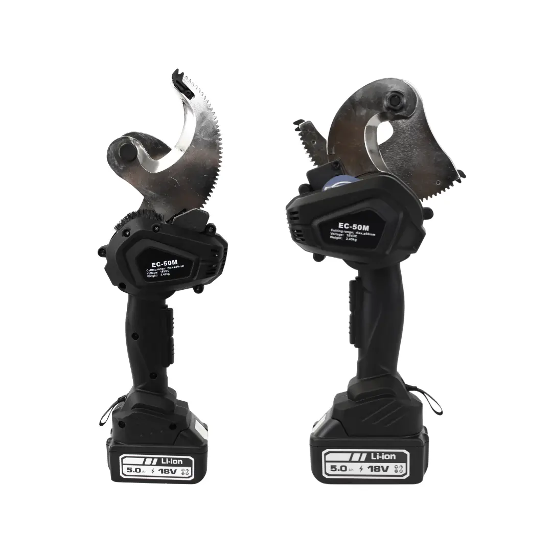 Discover the EC-50M battery cable cutter, featuring two 18V/4.0Ah Li-i