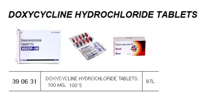 Doxycycline Hydrochloride Tablets, 100 Mg, 100'S