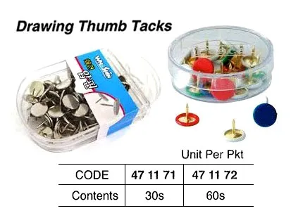 Drawing Thumb Tacks, 30'S