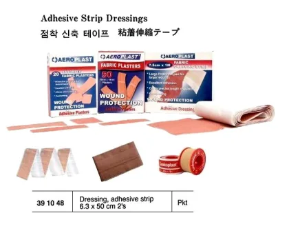 Dressing Adhesive Strip 6.3 X 50Cm 2'S