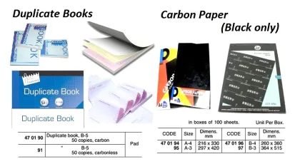 Duplicate Book, B 5 50 Copies Carbonless