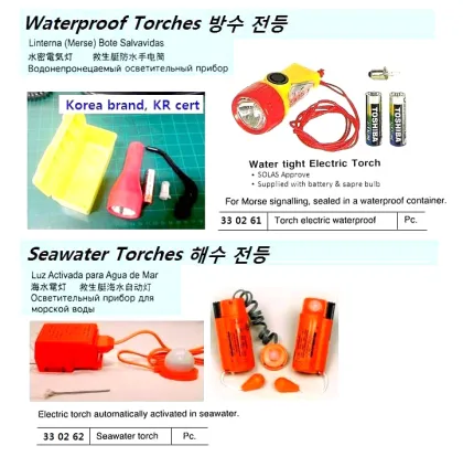 Electric Waterproof Torch With Morse Signalling