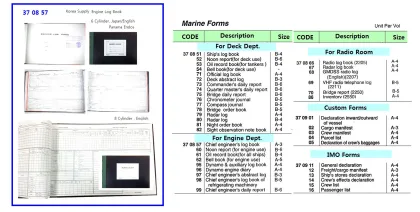 Engine Foams, Chief Engineer's Log Book A 3