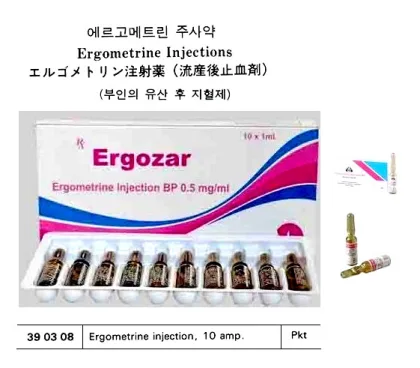 Ergometrine Injection 10 Amp.