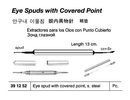 Eye Spud With Covered Point St.steel