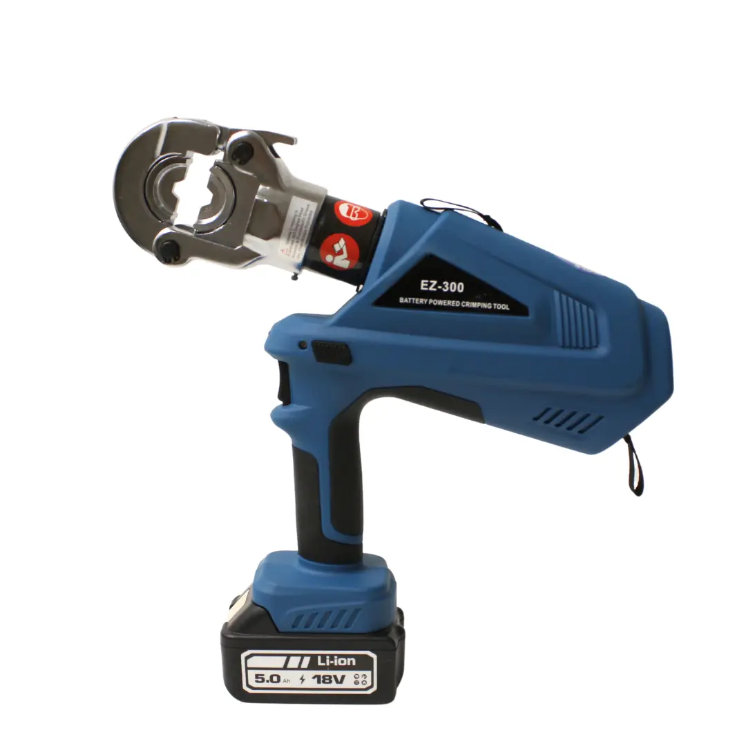 EZ-300 Battery Cable Crimping Tool with Charger & Case | Technotradin